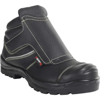 Image of PB94C Mens Black Welders Safety Boots - Size 7