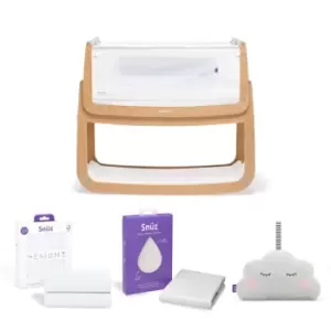 Image of SnuzPod4 Bedside Crib Starter Bundle Natural