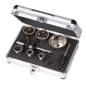 Image of Silverline Diamond Grit Holesaw Kit 11pce 19 - 57mm Dia 868779