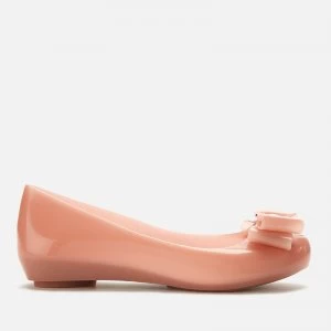 Image of Vivienne Westwood for Melissa Womens Ultragirl 22 Ballet Flats - Nude Bow Orb - UK 3 - Pink