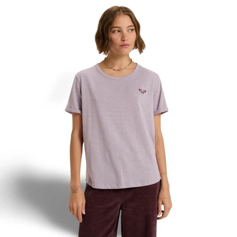 Image of Roxy Womens T-Shirt Roxy Oceanwave Violet Female L