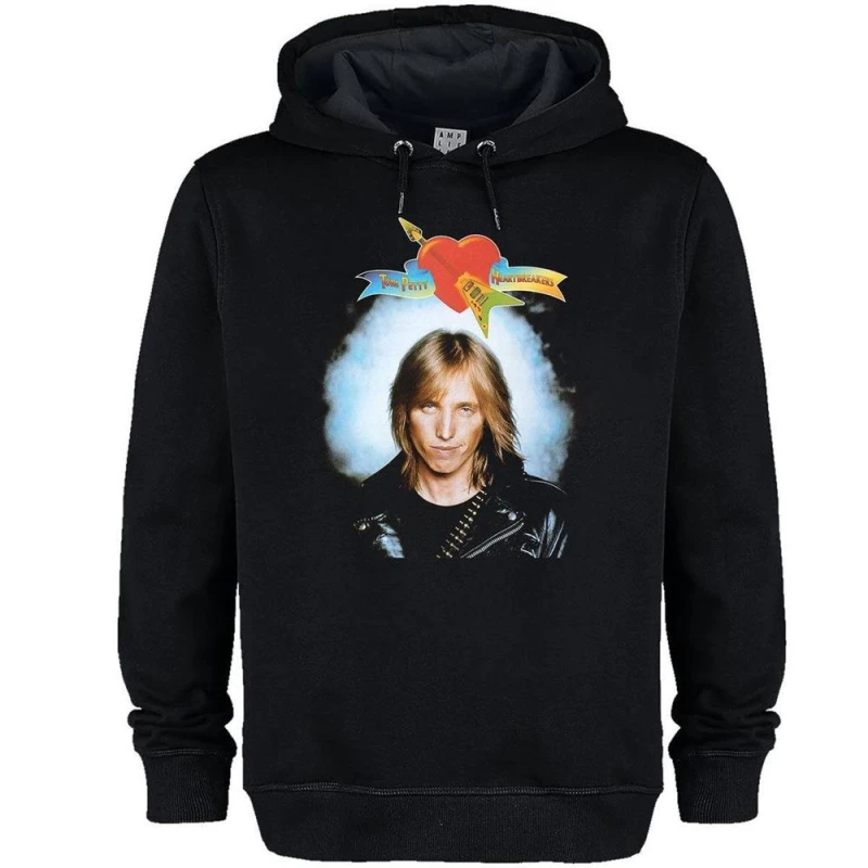 Image of Amplified Mens First Album Tom Petty & The Heartbreakers Hoodie in Black Size: XS Black Male XS