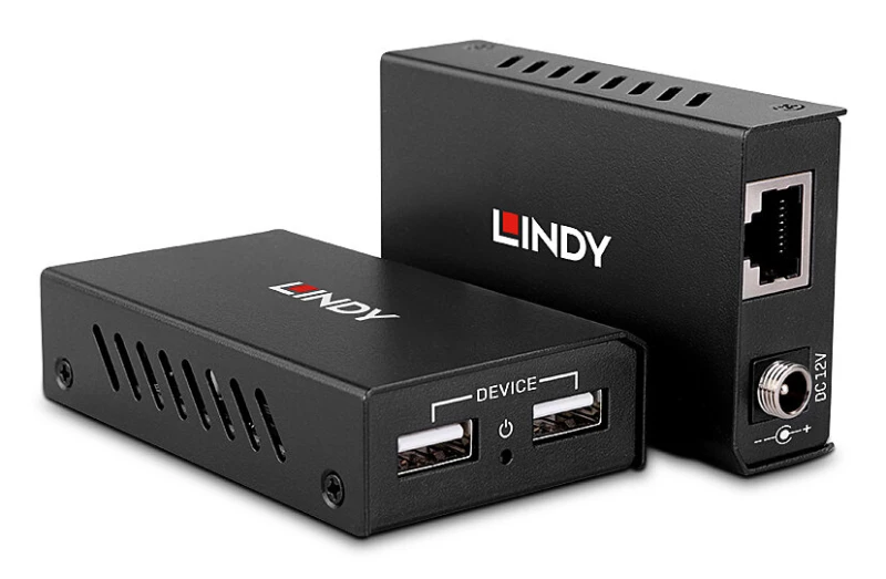 Image of Lindy 100m 2 Port USB 2.0 Cat. 6 Extender