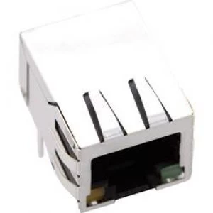 Image of BEL Stewart Connectors 1421 2000 02 1421 2000 02 RJ45 Socket right angle Nickel coated Metal