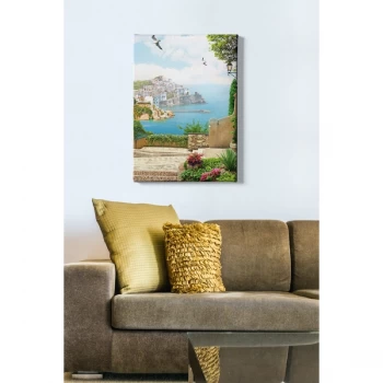 Image of Kanvas Tablo (50 x 70) - 225 Multicolor Decorative Canvas Painting