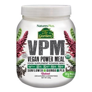 Image of Natures Plus Source of Life Garden Vegan Power Meal Naked Protein 630g