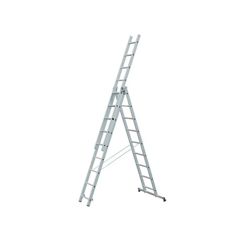 Image of ZARGES Light Trade Combination Ladder 3-Part 3 x 8 Rungs ZAR48981 - Zarges ZAR48981