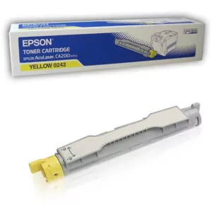 Image of Epson C13S050242 Yellow Laser Toner Ink Cartridge