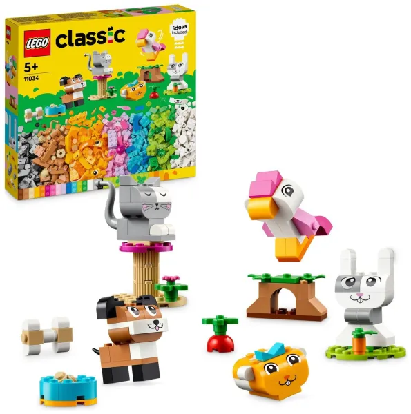 Image of LEGO Classic Creative Pets Animal Toys with Bricks 11034