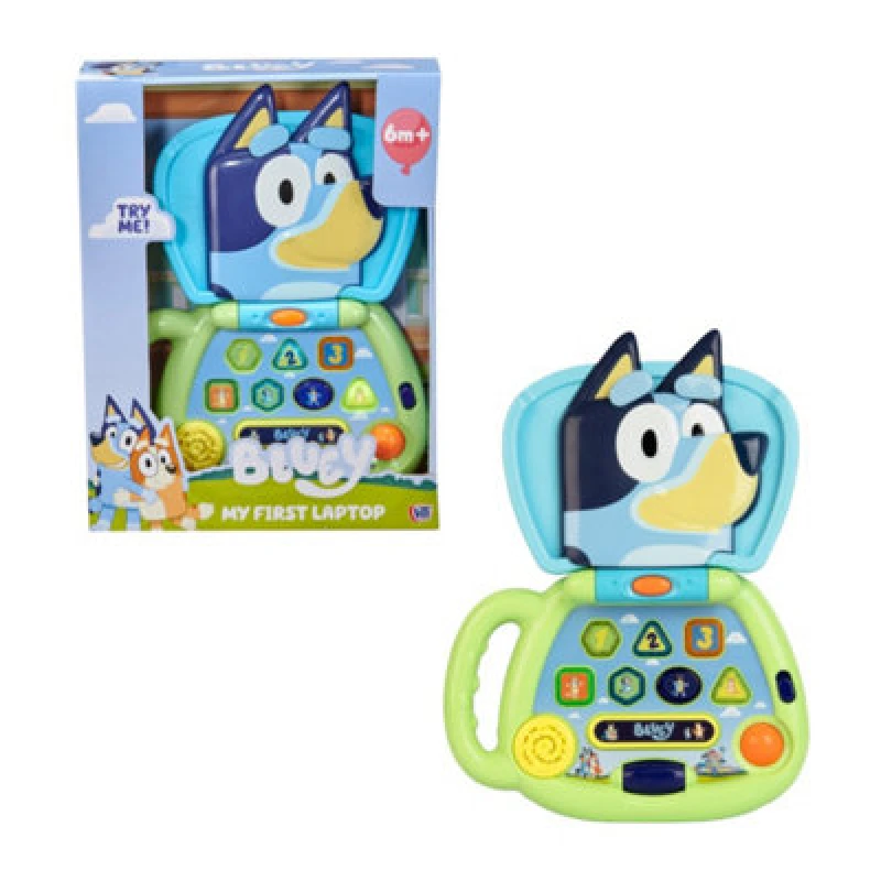 Image of Bluey My First Toy Laptop With The Bluey Theme Tune