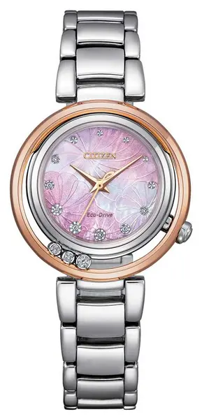 Image of Citizen EM1114-80Y Womens L Arcly Eco-Drive (30mm) Pink Watch