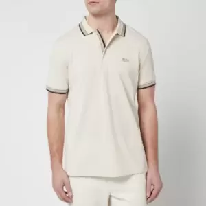 Image of BOSS Athleisure Mens Paddy Polo Shirt - Open White - L