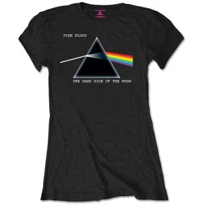 Image of Pink Floyd - Dark Side of the Moon Womens Medium T-Shirt - Black