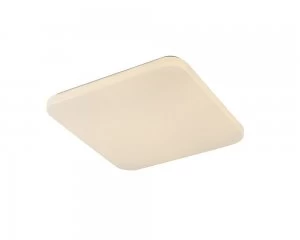 Image of Flush Ceiling Light Square 40cm, 45W LED, 3000K, 2800lm, White