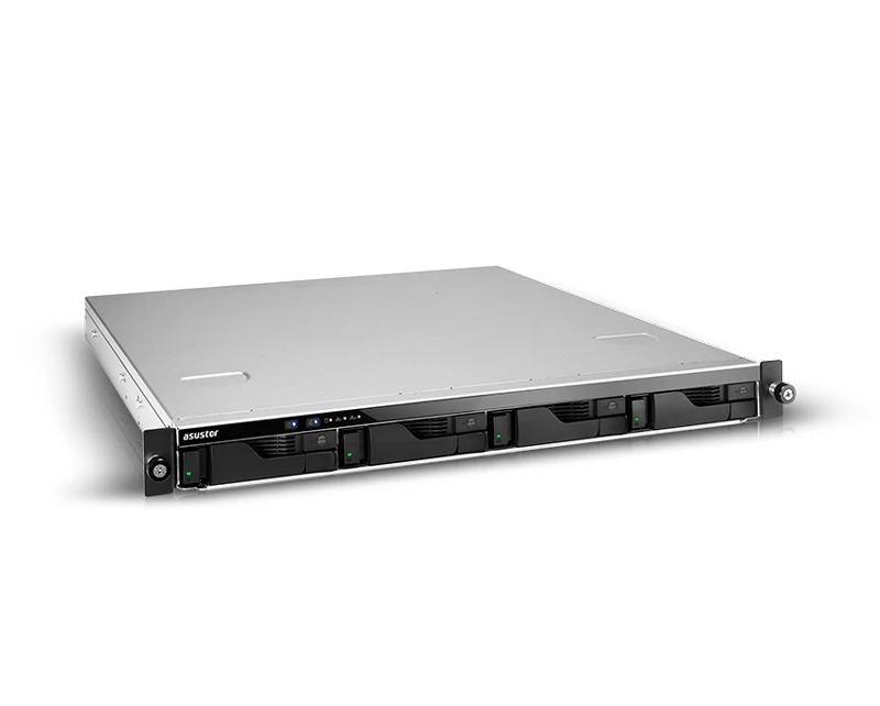 Image of Asustor Lockerstor 4RD NAS Rack (1U) Intel Atom C3538 8GB DDR4 Grey