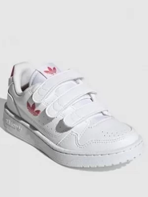 Image of adidas Originals Unisex Kids Ny 90 Cf C, White/Pink, Size 12