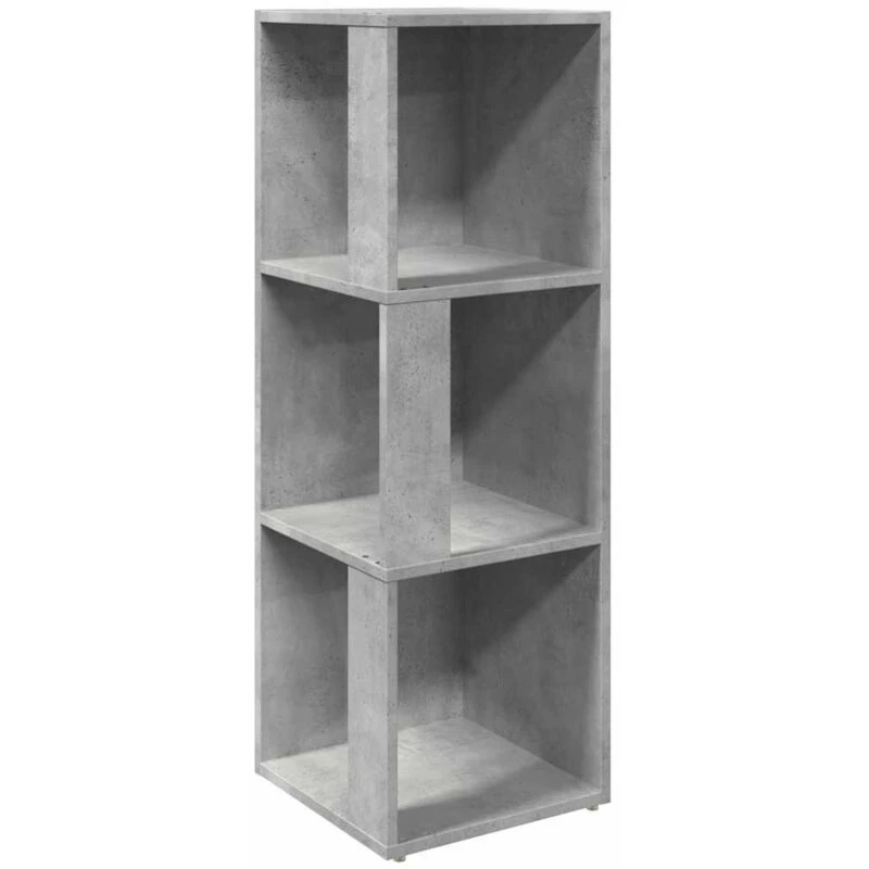 Image of VIDAXL Vidaxl - Corner Cabinet Concrete Grey 33x33x100cm Engineered Wood 8720286649862