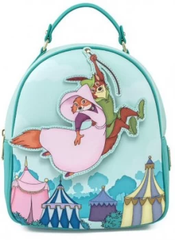 Image of Robin Hood Loungefly - Robin Hood and Maid Marian Mini backpacks multicolour