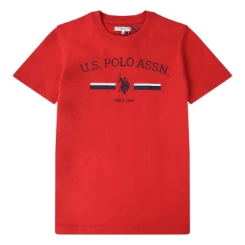 Image of US Polo Assn USPA Sport T Shirt - Red