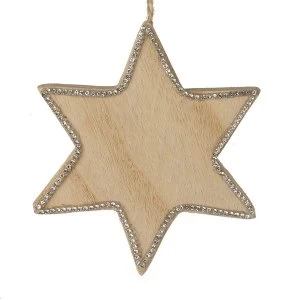 Image of Wooden Hanging Star