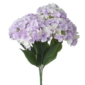 Image of Soft Purple & White Hydrangea Bunch