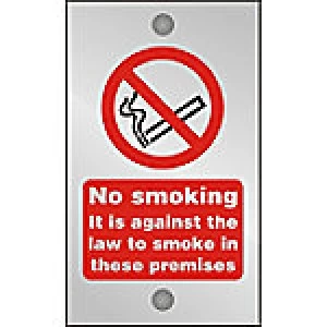 Image of Prohibition Sign No Smoking Acrylic 20 x 12 cm