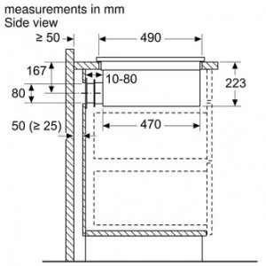 Image of Bosch PXX875D67E 4 Zone Induction Hob