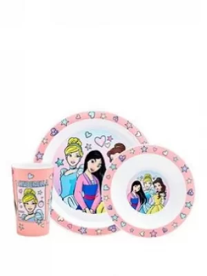 Image of Disney Princess Disney Felt Pen Princess 3 Piece Tableware Set