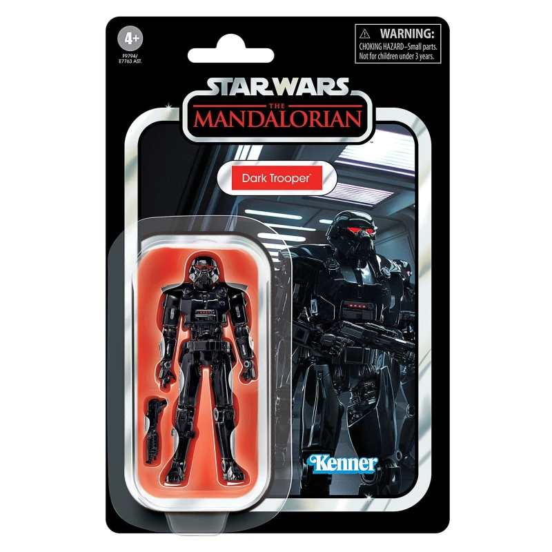Image of Star Wars Star Wars: The Mandalorian: Vintage Collection Action Figure: Dark Trooper - Multi Multi One Size
