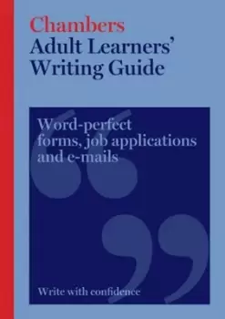 Image of Chambers adult learners' writing guide - Chambers - Paperback - Used