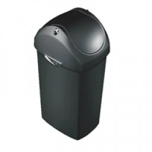 Image of Slingsby Plastic Bin Swing Lid 40L Grey 376201