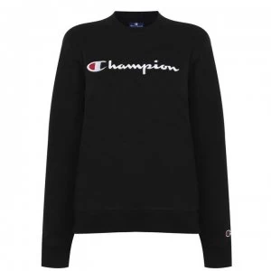 Image of Champion Script Crew Neck Sweatshirt - NBK