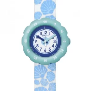 Image of Childrens Flik Flak Soft Blue Watch