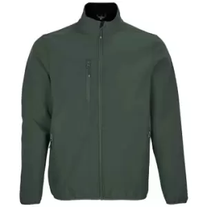 Image of SOLS Mens Falcon Recycled Soft Shell Jacket (M) (Forest Green)