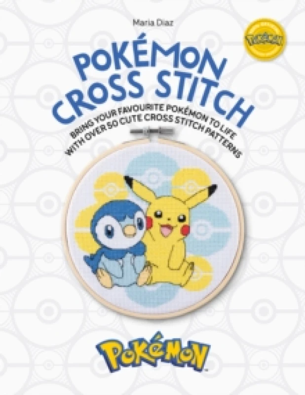 Image of Pokemon Cross Stitch : Bring your favorite Pokemon to life with over 50 cute cross stitch patterns Paperback / softback