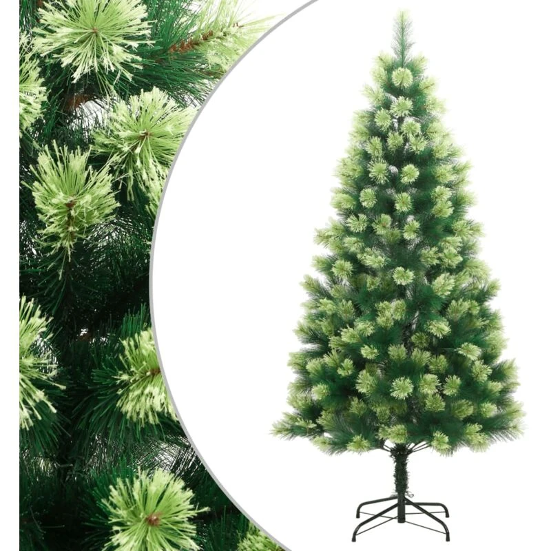 Image of VIDAXL Vidaxl - Artificial Hinged Christmas Tree with Stand 240cm 356740