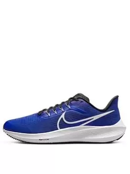 Image of Nike Air Zoom Pegasus 39, Blue/White/Black, Size 9, Men