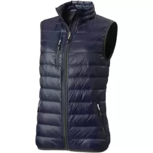 Image of Elevate Womens/Ladies Fairview Light Down Bodywarmer (S) (Navy)