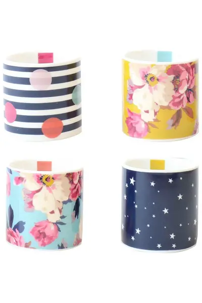 Image of Portico Designs Ltd Joules Bircham Bloom Egg Cups Set of 8 Multi