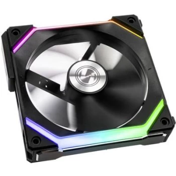 Image of Lian Li Lian Li UNI FAN SL120 RGB PWM Luefter, schwarz - 120 mm PC fan Black, RGB (W x H x D) 122.8 x 25 x 122.4 mm