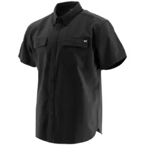 Image of CAT Workwear Mens Button Up Short Sleeve Durable Work Shirt M - Chest 38-41 (97 - 104cm)