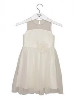 Image of Chi Chi London Girls Saffie Dress - Cream, Size 3 Years, Women
