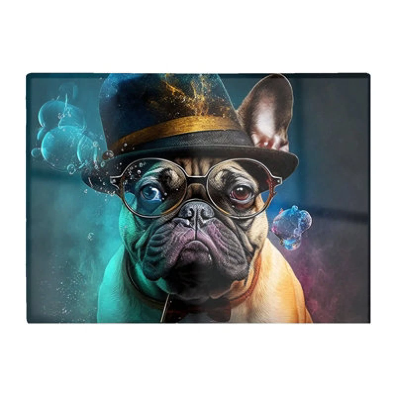 Image of Warren Reed Designer French Bulldog Splashart Chopping Board