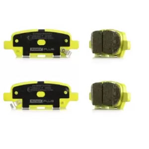 Image of RIDEX PLUS Brake pad set Rear Axle 402B0054P Brake pads,Brake pad set, disc brake RENAULT,NISSAN,SUZUKI,KOLEOS (HY_)