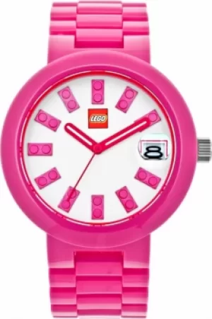 Image of Unisex LEGO Brick Pink Watch 9007484