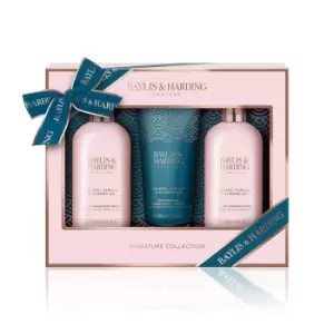 Image of Baylis & Harding Signature Collection Luxury Bathing Essentials - Jojoba - Vanilla & Almond Oil TJ Hughes