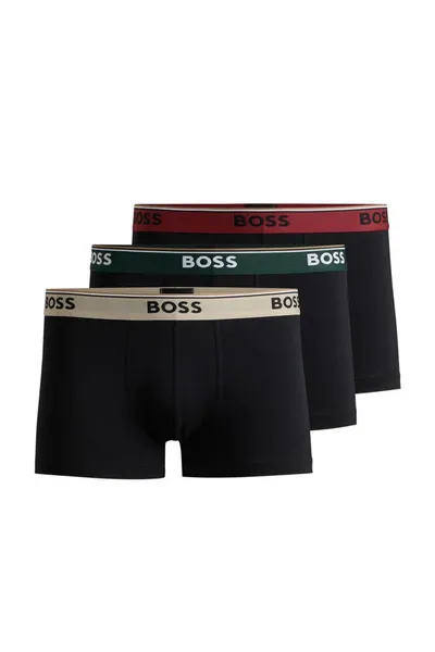 Image of Boss Bodywear 3 Pack Power Boxer Shorts Trunks Small Black 42212482350