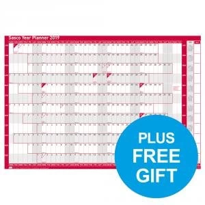 Image of Sasco 2019 Unmounted Year Planner Landscape 2401930