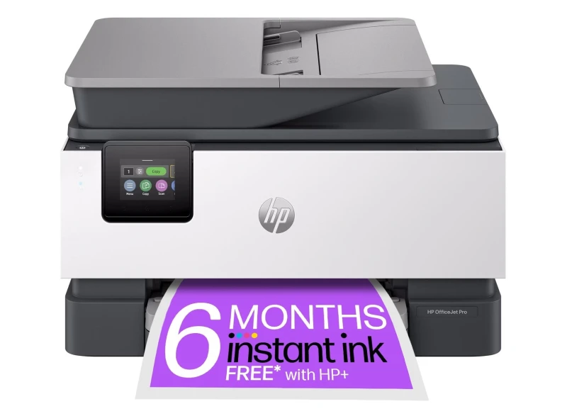 Image of HP OfficeJet Pro 9122e A4 Colour Multifunction Inkjet Printer with HP+ and 6 months Instant Ink and Free HP A4 Paper - 50 Sheets starter pack