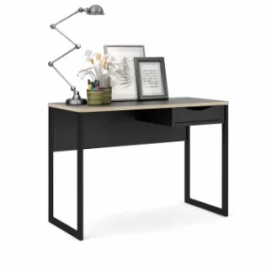 Image of Function Plus 1 Drawer Desk, Matt Black